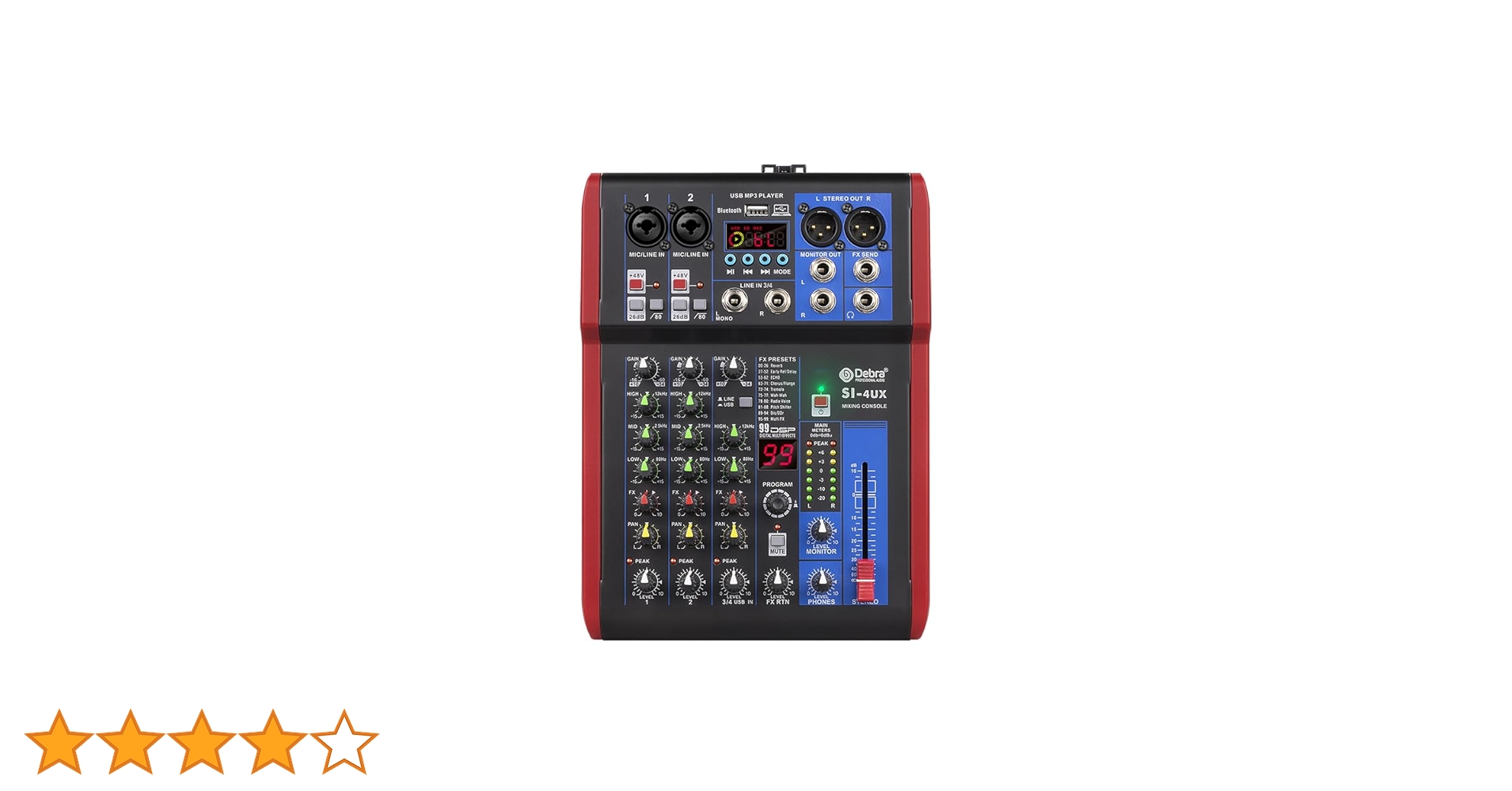 ミキサーオーディオ　SI-4UX Amazon | 高音質D Debra AudioProミキサー オーディオ
